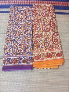 Adi Sale Combo Pack Of Two Cotton Saree