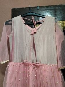 Pink Embellished Gown