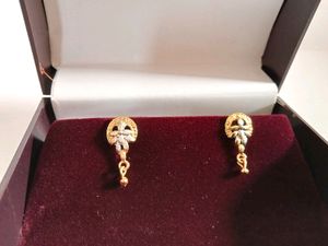 Gold Plated Earrings 5 Pairs