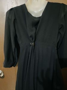 Black Embellished Maxi Dress