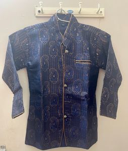 Kids Heavy Blue Sherwani (05 Years)