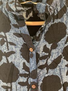 Floral Print Cold Shoulder Dress