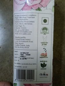 Sadhev Rose Water Toner