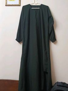 Elegant Dark Green Abaya