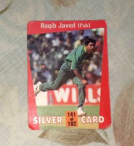 Aaqib Javed Rare Silver Card!
