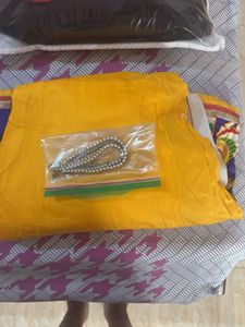 Yellow Lehenga Choli  with Anklets