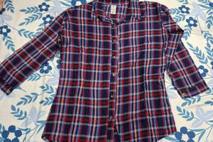 Plaid Button-Down Shirt