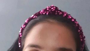 Pink Sequin Headband
