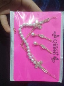 Pearl & Rhinestone Jewelry Set