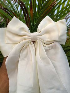 Elegant White Bow
