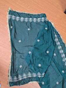 Embroidered Green Kurta Set Unitech