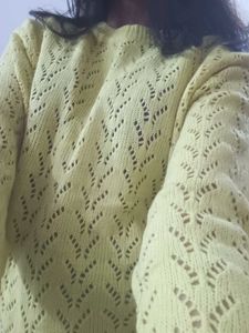 Yellow Knit Sweater