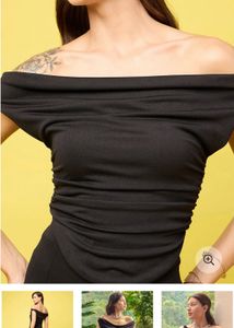 Uptownie Off Shoulder Adjustable Top Never Worn