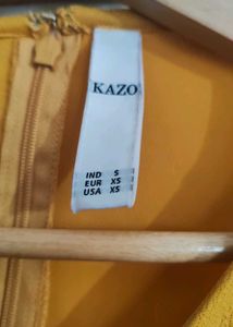 Kazo Mustard Bodycon Dress