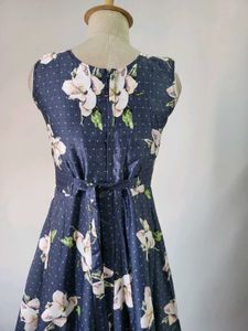 Floral Print Fit &amp; Flare Dress