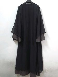 Double Layered Abaya Made In UAE