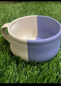 Two-Tone Ceramic Soup Mug