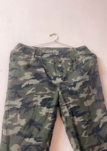 Army Print Pants