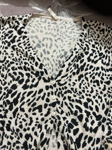Animal Print Cardigan