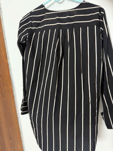 Formal Regular Full sleeves solid women black top