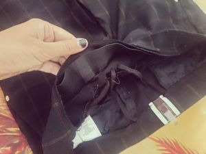 Black Check Pant