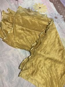 Golden Small Dupatta For Kids😌