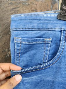 Classic Light Wash Straight Leg Denim Jeans