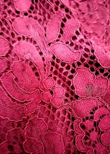 Maroon Lace Top Flora Embroided