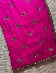 Pure Georgette Lehariya Saree