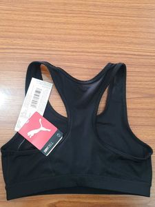Puma Women Spoty Lightly Padded Bra Black