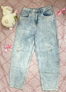 Acid Wash Denim Jeans