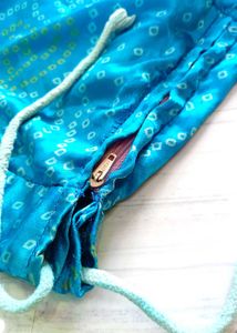 Blue &#34;Gopi&#34; Skirt with FREE Tie-Dye Dupatta!