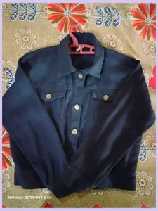 Dark Green Denim Jacket