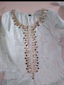 Floral 2 Piece Mirrorwork Kurti