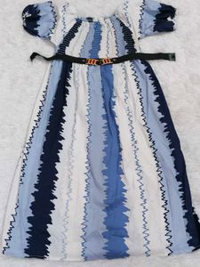 Stylish Striped Top with belt  each 299