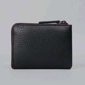 Moleskine Black Leather Zip Wallet