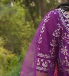 Purple Embroidered Lehenga