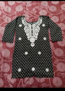 Women Short Kurti Plus Lavender Oversized Top