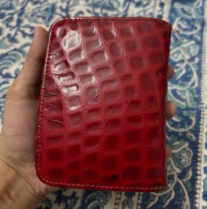 Red Leather Wallet For Women ❤️