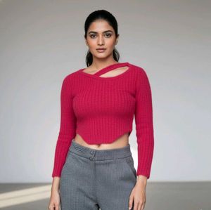 Red Woolen Top🍒