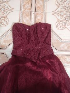 Beautiful Off Shoulder Gown