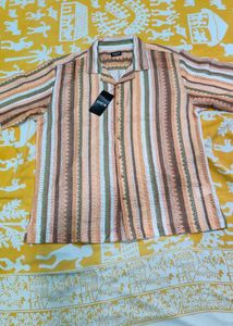 BrandedbStriped Shein Shirt - New with Ta