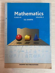 RD Sharma Maths for class 12 - volume 2