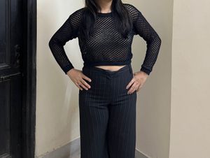 Crochet Hollow Knit Mesh Top