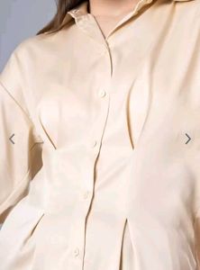 H&amp;M Pleated Shirt
