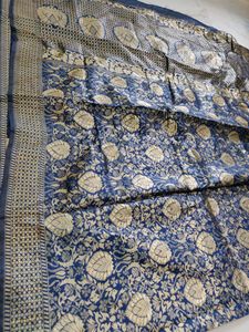 So Elegant Navy Blue Saree