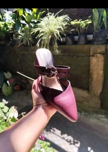 Bata Maroon Mules