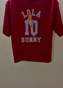 Cherry Red Lola Bunny Crop Top