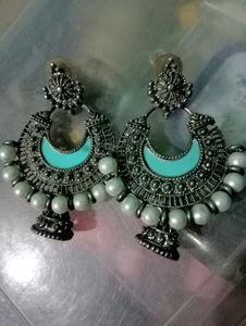 Oxydised Earring