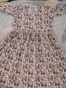 Patterned Fit &amp; Flare Dress